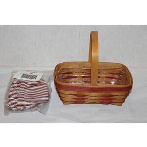 Longaberger 1997 Sweetheart Sweet Treats Basket Combo